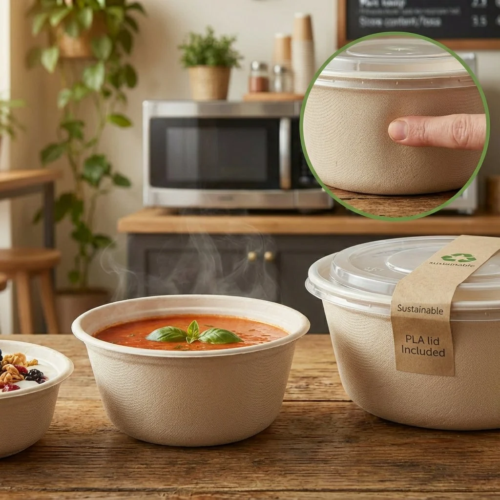 Applications of sugarcane bagasse Bowls & Soup Containers​